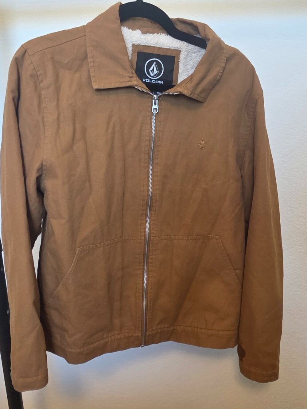 Volcom Classic Workwear Style Zip Up Jacket